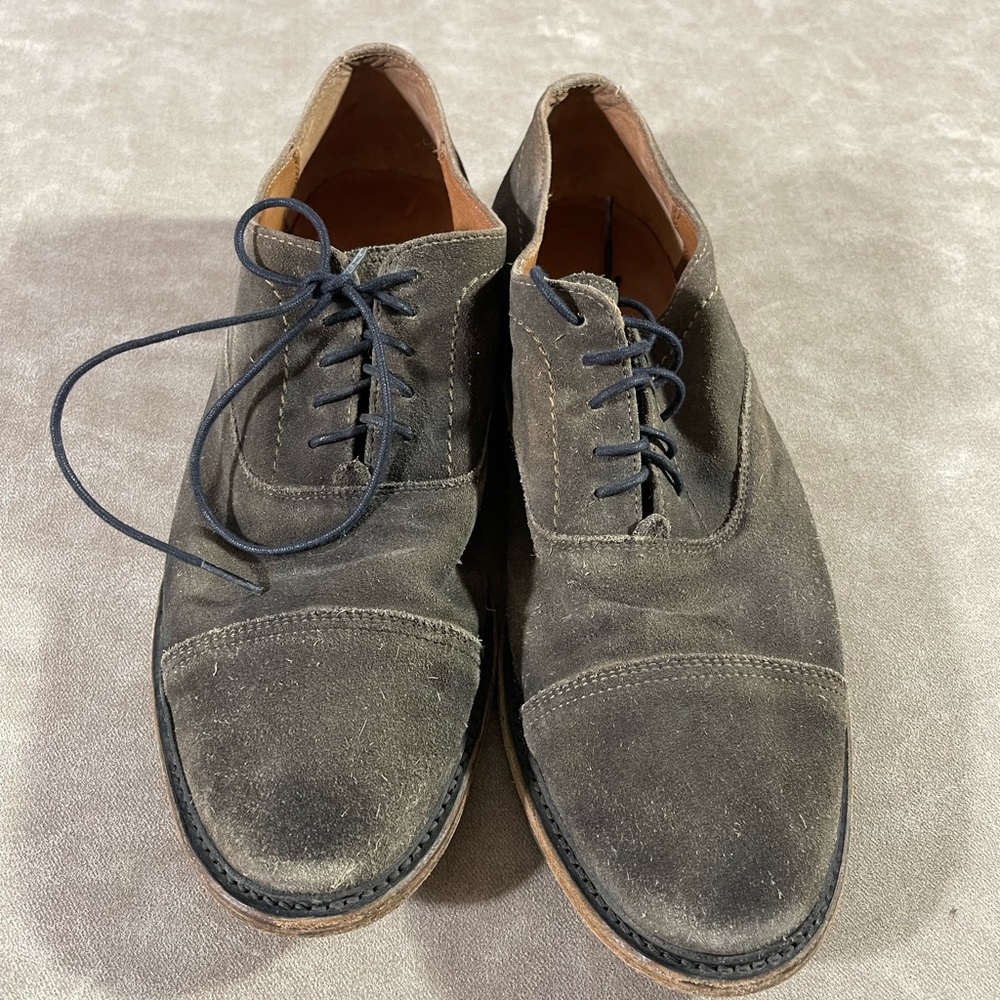 Frye Men’s Suede Oxford Laced Dress Shoes Size 10